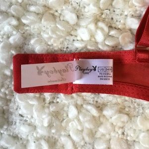 PLAYBOY Intimates & Sleepwear - Playboy π rhinestone and feather bra & panty set PLAYBOY Intimates & Sleepwear - Playboy π rhinestone and feather bra & panty set